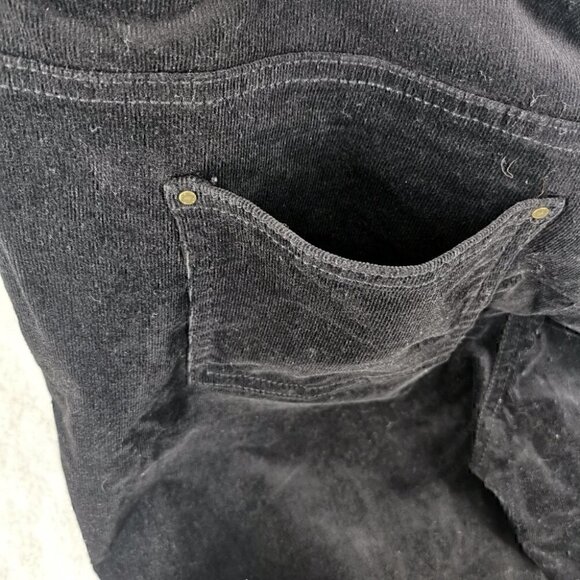 NWT Chico's Women's 1.5R Mid Black Corduroy Pants - Picture 4 of 14